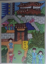 《童畫淮南——共享陽(yáng)光》 許沐宸 6歲 淮南市田家庵區(qū)曹庵鎮(zhèn)中心幼兒園 大一班